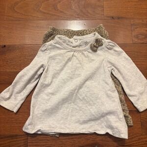 Child of Mine Carter's Baby Girls‎ 3-6 Months Leopard Print Outfit Top Pants Set